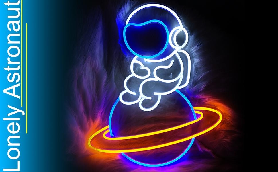 bf875db5-7142-4719-8f97-c790ab06af69.__CR0,0,970,600_PT0_SX970_V1___ Astronaut Sitting on Planet LED Neon Sign Big Neon Light Sign Neon Wall Light for Bedroom, Game Room Decorative Big Astronaut Sign Light Space Man Gift for Kids 